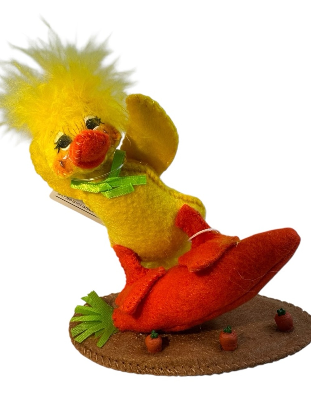 Annalee Spring Surfing Duck Yellow Easter Carrot New